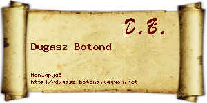 Dugasz Botond névjegykártya